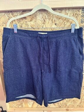 Ocean & Coast Men's L Athletic Elastic Drawstring Shorts Thick Cotton w/ Pockets